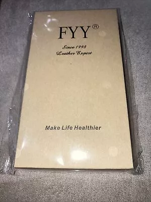 FYY IPhone 12 Antibacterial Handmade Leather Case /wallet/stand Pink New Sealed • £7.80