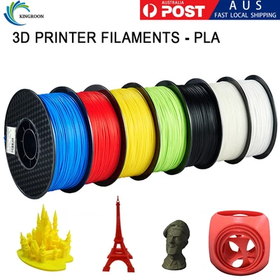 $43.69 • Buy Kingroon 3D Printer Filament PLA Silk 1.75mm 1Kg Spool Roll Eco-friendly AU Ship