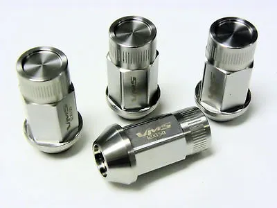 Vms 20 Closed End Stainless Steel Drag Racing Extended Lug Nuts 12x1.25mm Tuner • $124.95