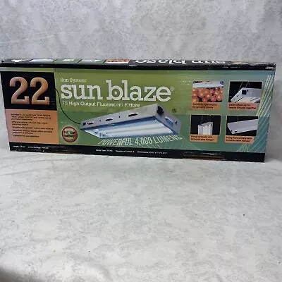 Sun System Sun Blaze 22 24 Watt 2 Foot Fluorescent T5HO-24 Grow Light Fixture 🌞 • $43