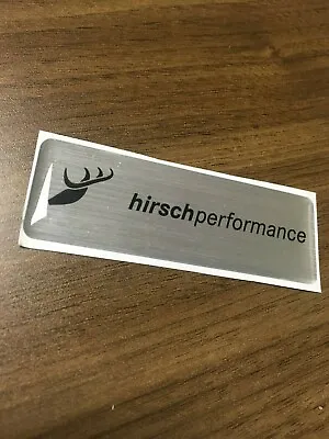 HIRSCH  PERFORMANCE EMBLEM BADGE Rectangle SHAPE Saab • $7.50