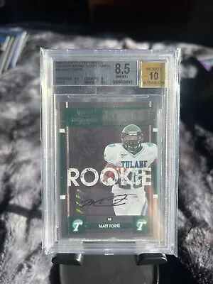 Matt Forte Bgs 8.5 2008 Playoff Contenders #30 Rookie Ticket Auto Rc 4911 • $39.99