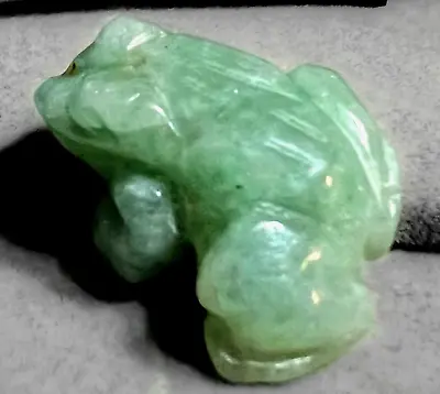 $5.86 • Buy Lucky Green Aventurine Frog Totem Stone Figurine 7098