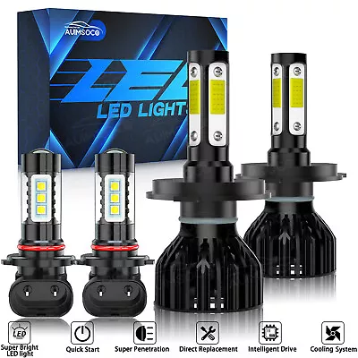 For Toyota Sequoia 2001-2007 Combo LED Headlight High Low + Fog Light Bulbs Kit • $35.99