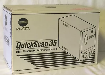 Minolta QuickScan 35 High Resolution & Fine Gradation Film Scanner For Macintosh • $609