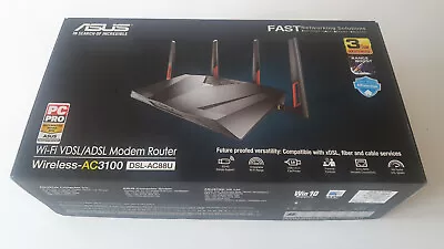 Asus DSL-AC88U Wireless-AC3100 ADSL/VDSL Modem Router • £79