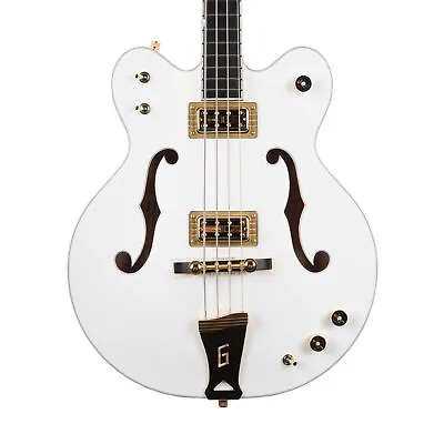 Used Gretsch G6136LSB White Falcon Hollow Body Bass • $3199