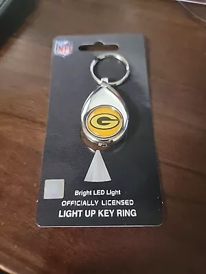 NFL Green Bay Packers LED Light-Up Keychain It Works! NEW IN ORIGINAL PACKAGING • $8.99