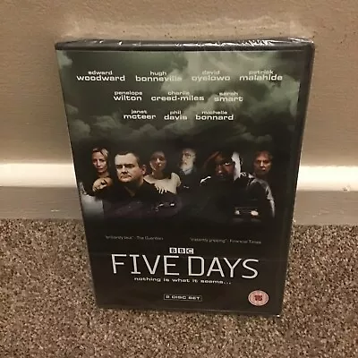 Five Days Dvd - New/Sealed - BBC - Hugh Bonneville - Phil Davis -Edward Woodward • £4.25