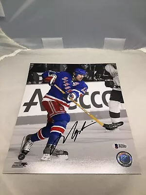 Mark Messier Signed New York Rangers 8x10 Photo Autographed Beckett BAS COA 1A • $174.99