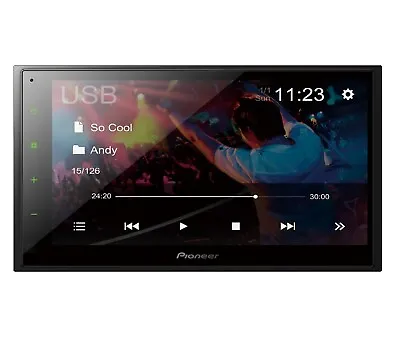 Pioneer 6.8  Double DIN Touchscreen Bluetooth USB Digital Multimedia Car Stereo • $179.95