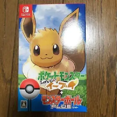 $266.43 • Buy Let's Go Eevee Pokemon With Poke Ball Plus Pack Nintendo Switch Pikachu