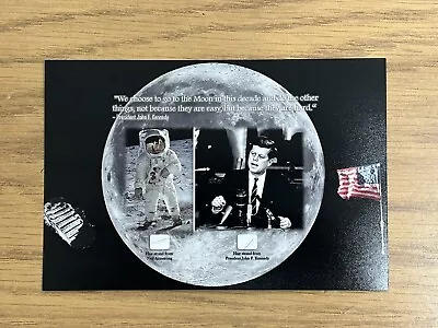 Neil Armstrong & John F. Kennedy Hair Strand Moon NASA Relic Apollo JFK Mission • £94.04