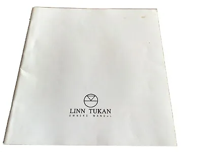 Linn Tukan Speaker Manual • £10