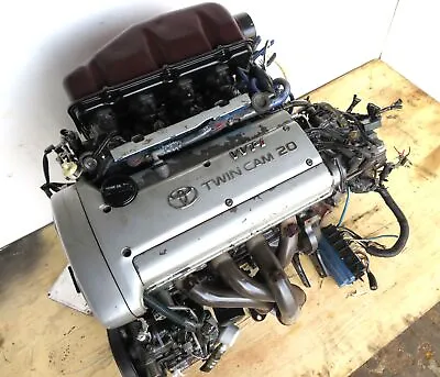 Jdm Corolla Levin Ae111 4age Motor 20 Valve Silvertop Engine W/ 5 Speed Mt 4a Ge • $2698