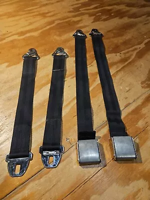 Pair Of  Vintage Aircraft Seat Belts  Beltmaster Model G6570-A1 Mfgd. 7-68  # 2 • $50