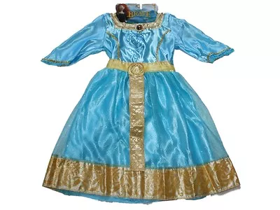 NEW Girl Disney Pixar Brave Merida Royal Dress Up Halloween Costume Size 4/6X • $39.99