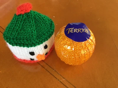 £4.50 • Buy Knitted Xmas Chocolate Orange Covers