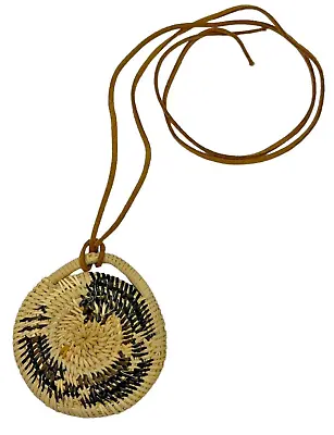 California Mission Basket PENDANT NECKLACE KUMEYAAY KUMIAY Diegueno Snake Native • $99