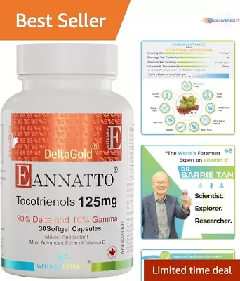 Tocotrienols Deltagold Vitamin E Softgel Capsules - Supports Immune & Antioxidan • $27.53