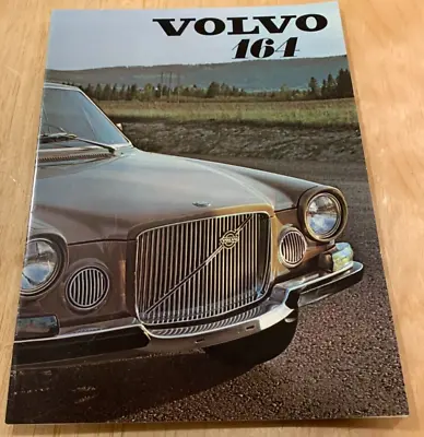 Rare 1971 Volvo 164 Full Color Dealership Sales Brochure Excellent Condition • $10.99