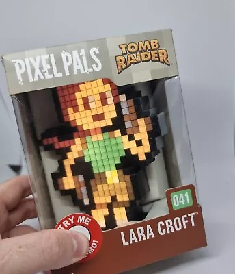 PDP Pixel Pals Tomb Raider Lara Croft #41 Collectible Toy Figure New Au Stock • $37.99