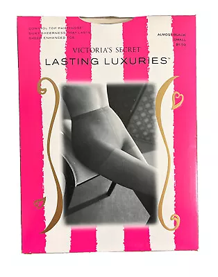 New Victoria’s Secret Control Top Lasting Luxuries Pantyhose Discontinued Size S • $8