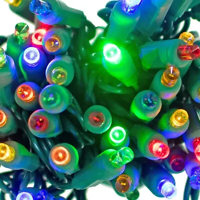 Multi-Color LED Christmas Lights Twinkle Sets UL Listed 50 Bulb 25FT Strings • $21.99