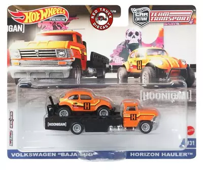 $12.95 • Buy Hot Wheels TEAM TRANSPORT Mix L #31 VOLKSWAGEN BAJA BUG  & HORIZON HAULER