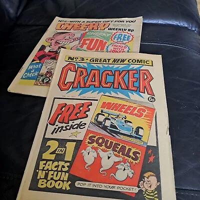 Cracker & Cheeky Comics X 2 1975/77  • £9.50