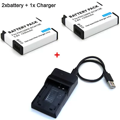 Battery / Charger For BCM13 Panasonic Lumix DMC-ZS30 DMC-ZS40 DMC-TZ60 DMC-TZ70 • $20.99