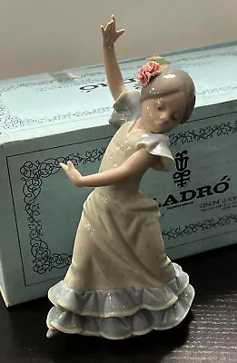 $139.95 • Buy Vintage Lladro 5192 Spanish Flamenco Dancing Girl Figurine Lolita Mint In Box