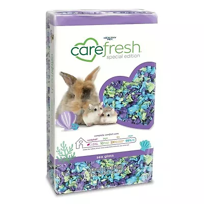 Carefresh Dust Free Natural Paper Small Pet Bedding Odor Control-Sea Glass 10L • £15.99