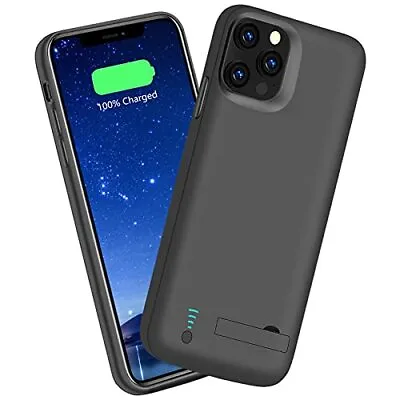 Battery Case For IPhone 12 & IPhone 12 Pro 5000mAh Rechargeable Extended • £29.69