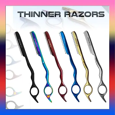 Stainless Steel Hairdressing Razor Hair Shaper Thinning Layer Hair Cutting Razor • £5.49