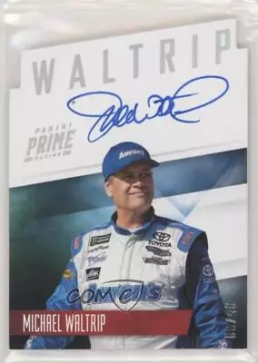 2019 Panini Prime Prime Names Die-Cut Signatures /99 Michael Waltrip #MW Auto • $8.59