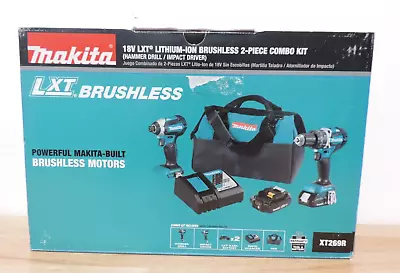 Makita XT269R 18V LXT Brushless Drill/Driver Combo Kit • $229.99