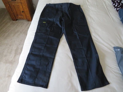 £12 • Buy SITE KING Men’s Cargo Combat Work Trousers Black 40” Waist