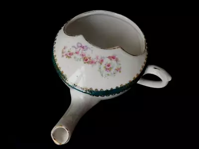 Early 20th C  Porcelain Feeder /Invalid  Cup- Floral Swag Decorations • £24.99