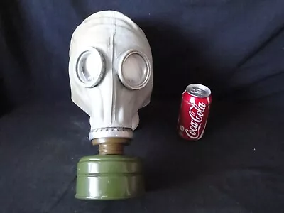 Vintage Soviet Bloc Russian Biochemical Gas Mask With Filter • $10
