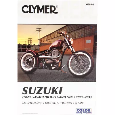 CLYMER Physical Book For Suzuki LS650 Savage Boulevard S40 (1986-2012) | M384-5 • $37.69