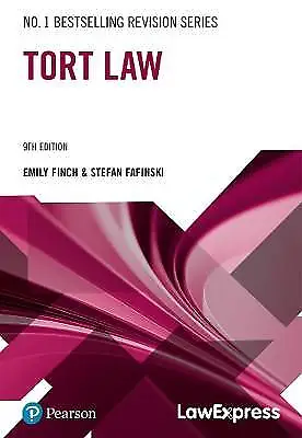 Law Express Revision Guide: Tort Law Stefan Fafin • £15.05