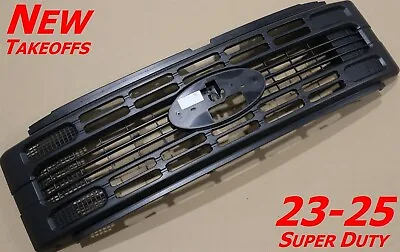 OE Grill 23-25 Super Duty XL Grille Grey-Black Textured OEM Factory F250 F550 • $299.99