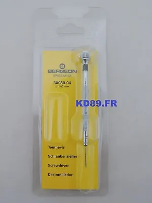 Screwdriver Bergeon 30080-04 1.00 100 Mm For Watchmakers First Quality SWISS • $33.86