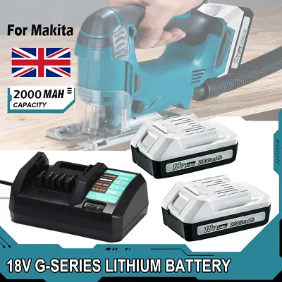 For Makita Battery BL1813G BL1815G 18V G-Series BL1811G 198186-3 DC18WA Charger • £4.70