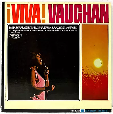 Viva Vaughan! Sarah Vaughan 1964 Vinyl Mercury Records 1st Press • $26.39