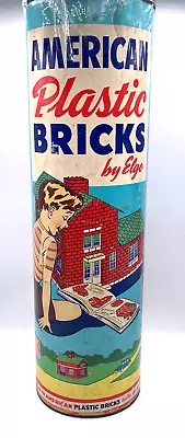 Vintage American Plastic Bricks By Elgo Set No. 735 Pre-Lego *Missing Pieces* • $37