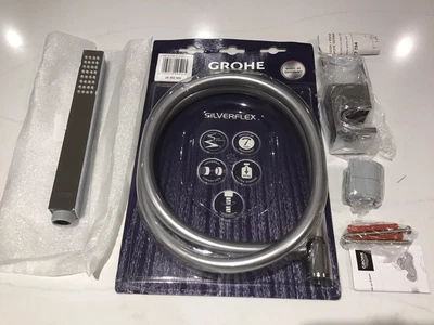 £79.99 • Buy GROHE Euphoria CUBE Stick & Hose & Wall Holder Bath Shower Set 