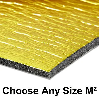 5mm Sonic Gold Underlay For Wood Or Laminate Flooring Acoustic & Heat Insulation • £107.50