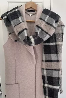 Marc Cain Size N2 Sleeveless Jacket/cardigan With Matching Scarf • £20